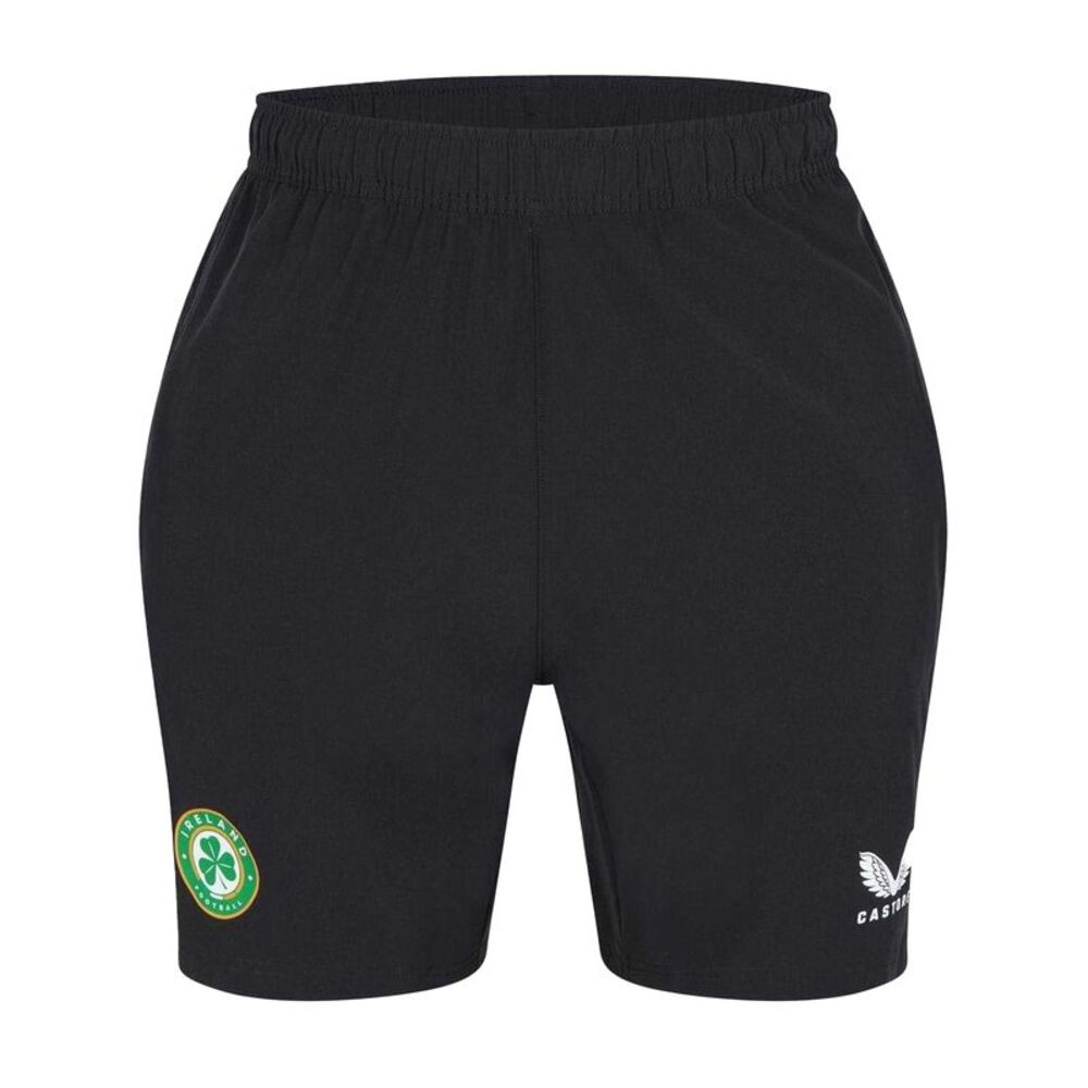 Castore Unisex Adult Ireland Logo Shorts / Black